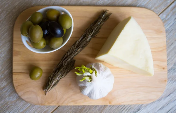 Pasta met olijven — Stockfoto