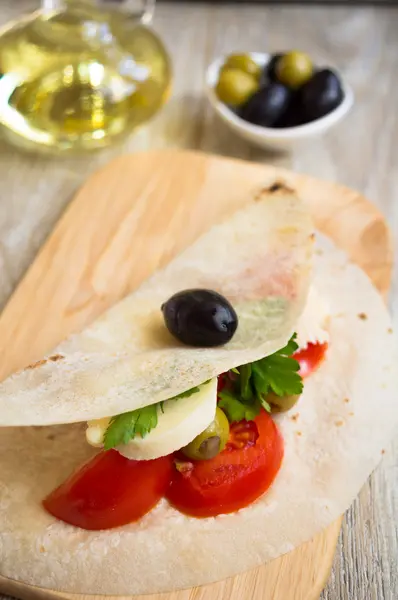 Wrap sandwiches — Stock Photo, Image