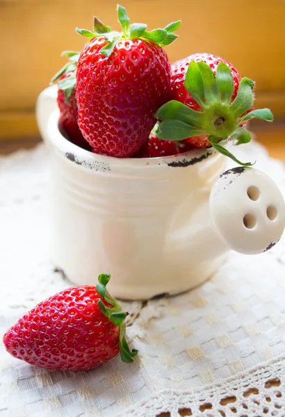 Fructe proaspete de căpșuni — Fotografie, imagine de stoc