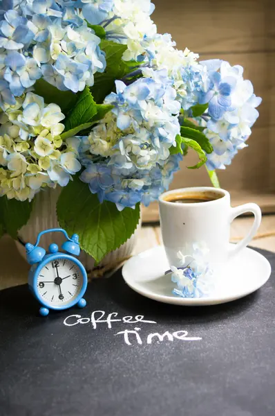 Hora del café mañana — Foto de Stock