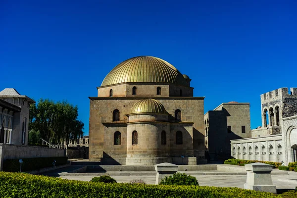 Architecture Mosquée Musulmane Dans Château Médiéval Ville Akhaltsikhe Connu Sous — Photo