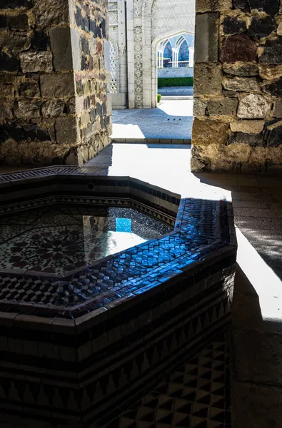 Banho Mosaico Castelo Medieval Cidade Akhaltsikhe Conhecido Como Rabati — Fotografia de Stock