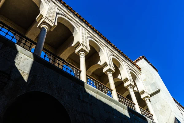 Arquitectura Del Patio Interior Del Castillo Medieval Ciudad Akhaltsikhe Conocido —  Fotos de Stock