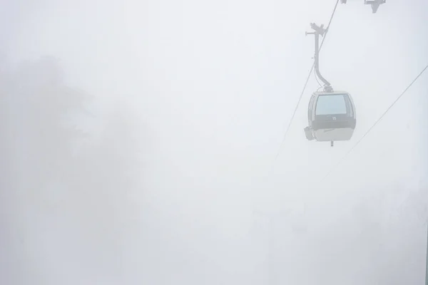 Chemin Randonnée Sur Piste Barukiani Pour Skieurs Skieurs Bakuriani Février — Photo
