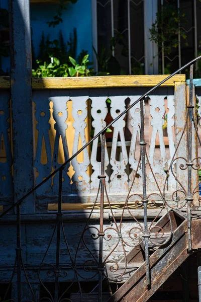 Architettura Della Zona Della Vecchia Tbilisi Kala Parte Più Antica — Foto Stock