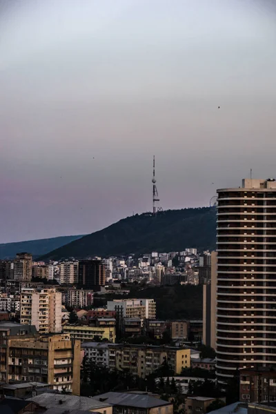 Tbilisi Downtown Evening Time — Stock Photo, Image