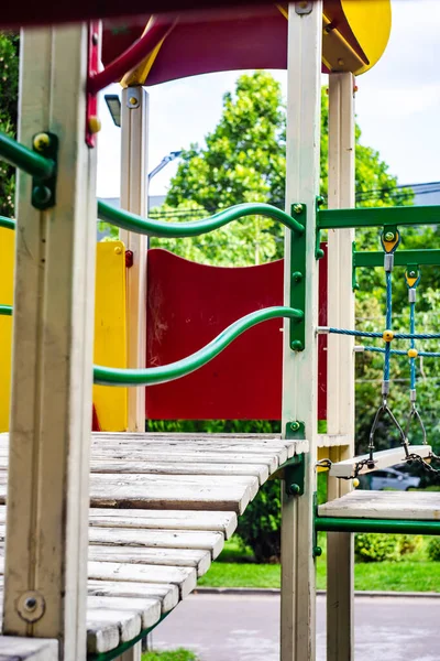 Outdoor Playground Active Children — Stock Photo, Image