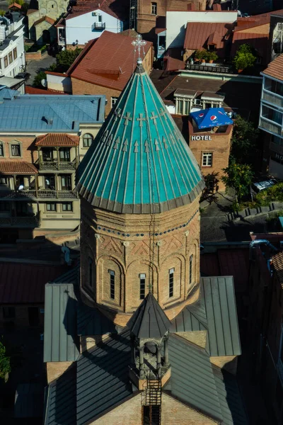 Surb Gevork Cathedral Old Town Tbilisi Capital City Georgia —  Fotos de Stock