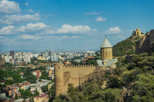 Narikala Castle Hill Top Tbilisi Old Town — Stok fotoğraf