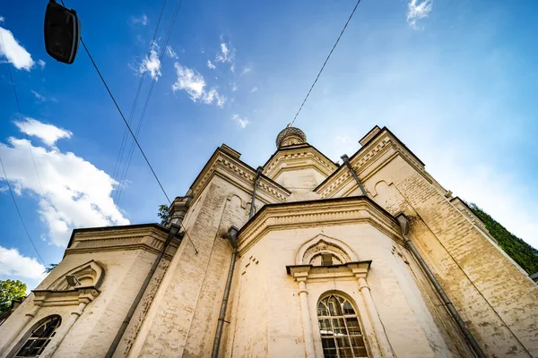 Tiflis Başkenti Georgia Daki Vere Park Taki Ünlü Mavi Manastır — Stok fotoğraf