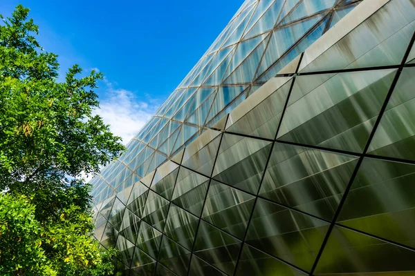 Famous Glass Tubes Rike Park Old Tbilisi Touristic Landmark Georgian — Stock Photo, Image