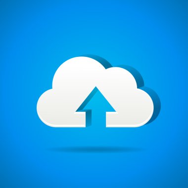 App simgesi cloud - dosya yüklemek
