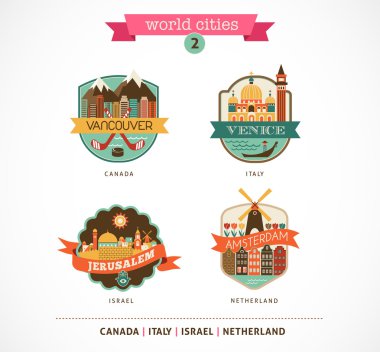 Dünya şehirleri - amsterdam, Venedik, Kudüs, vancouver