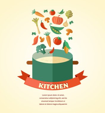 vejetaryen ve vegan, sağlıklı organik arka plan