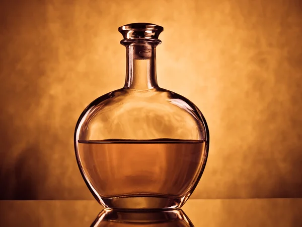 Fles van cognac — Stockfoto