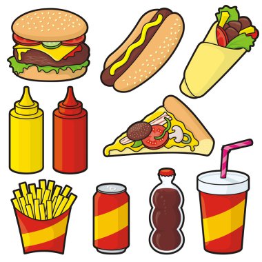 Fast Food simgeleri