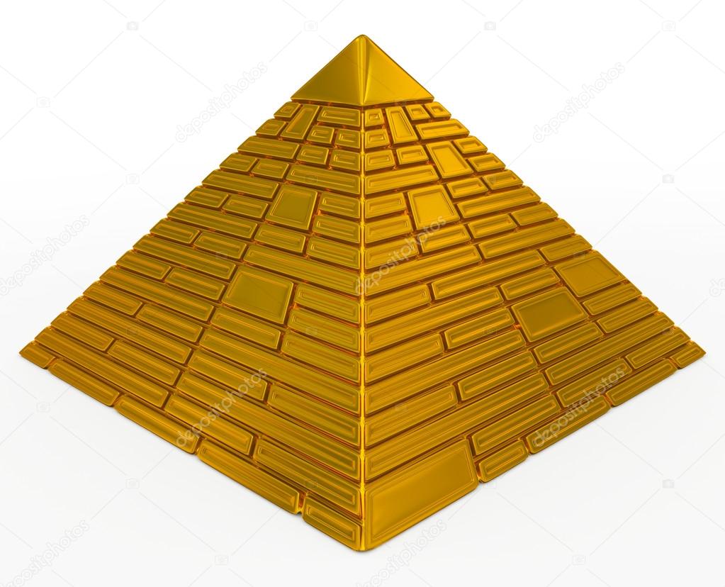 Pyramid golden