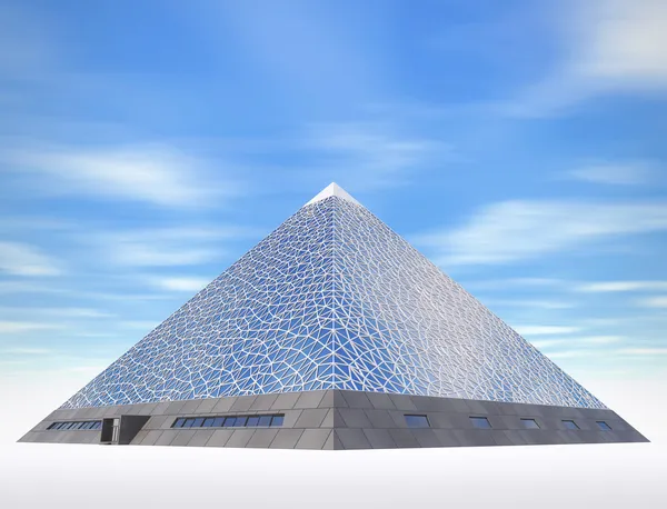 Pyramide zeitgenössisch — Stockfoto
