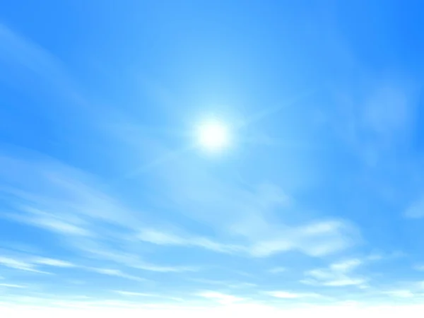 Sun and sky — Stock Photo, Image