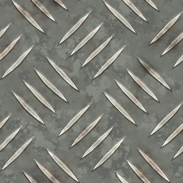 Металлическая бриллиантовая плита без швов — стоковое фото