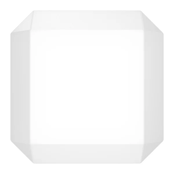 Cube white — Stock Photo, Image