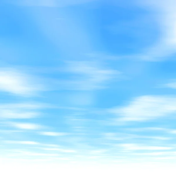 Oblačná modrá obloha — Stock fotografie