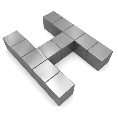 kübik metal s harfi
