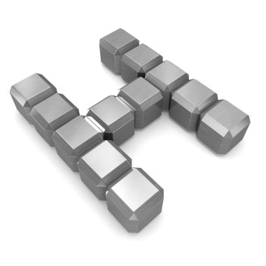 kübik metal s harfi