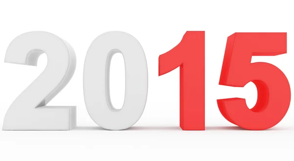 Year 2015 count — Stock Photo, Image