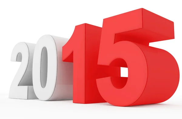 Year 2015 count — Stock Photo, Image