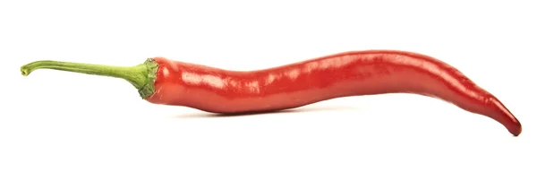 Sıcak kırmızı biber veya üzerinde beyaz arka plan cuto izole kırmızı biber biber — Stok fotoğraf