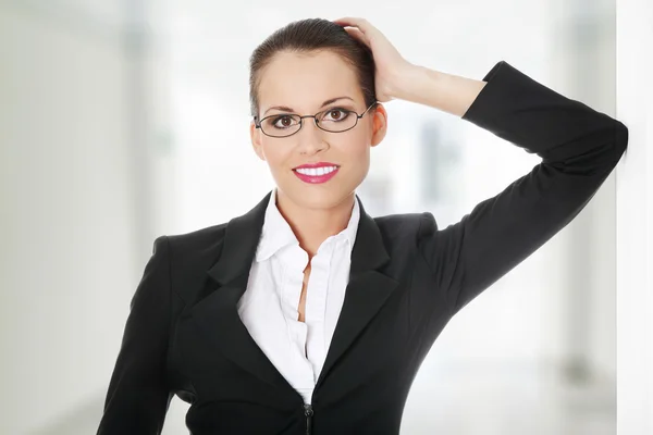 Portrait de femme d'affaires prospère — Photo