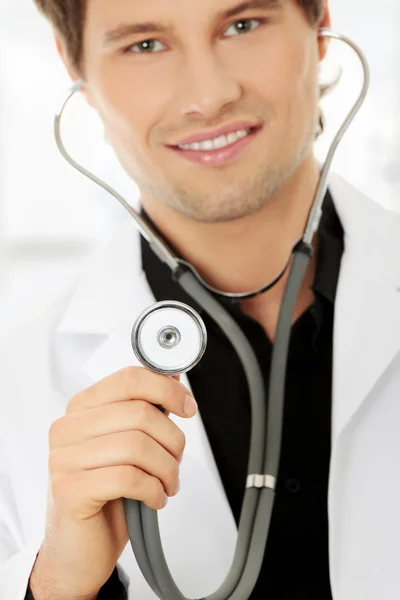 Handsome young doctor Stock Image