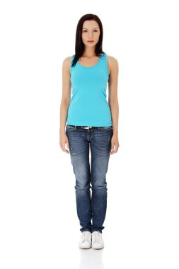 genç kadın rahat kıyafetler