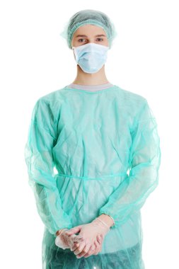 yakışıklı genç bir doktor