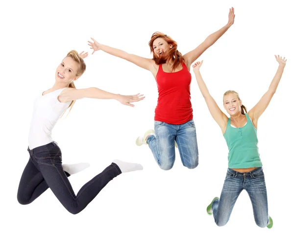 Joven mujer caucásica feliz — Foto de Stock