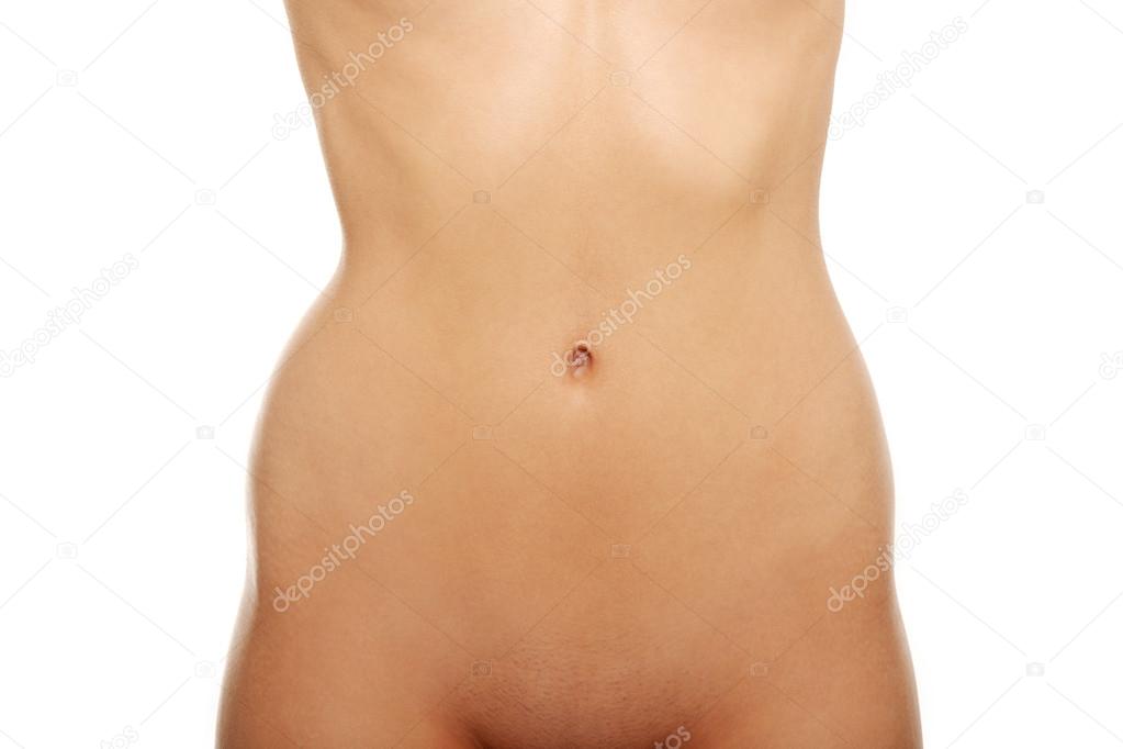 Fit female belly