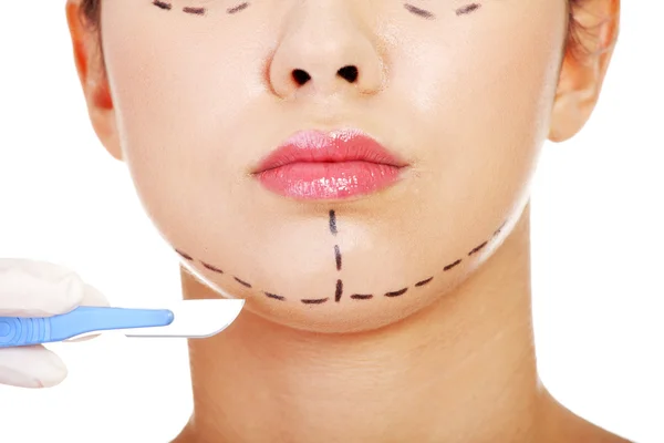 Cosmetic surgery concept. — Stock Photo, Image