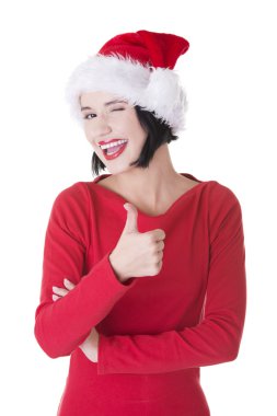 mutlu Noel kadın
