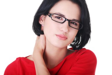 boyun ağrısı konsepti
