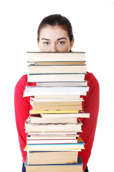 Sad female student with learning difficulties — Stock Photo, Image