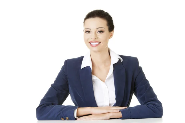 Portrait of young success businesswoman — Stock Photo, Image