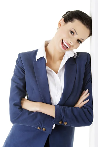 Retrato de una joven empresaria — Foto de Stock