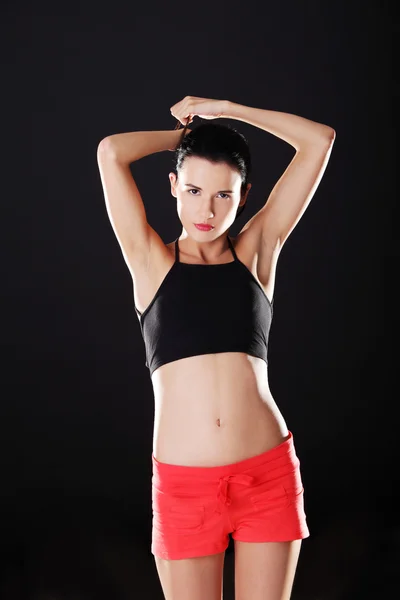 Aantrekkelijke fitness vrouw — Stockfoto