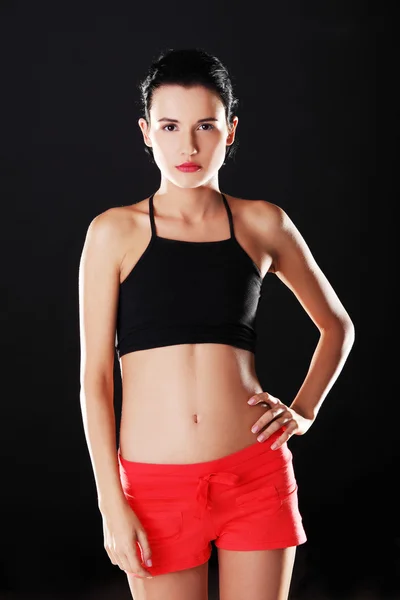 Atraktivní fitness žena — Stock fotografie