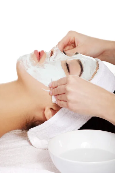 Beauty treatment in spa salon. — Stock Photo, Image