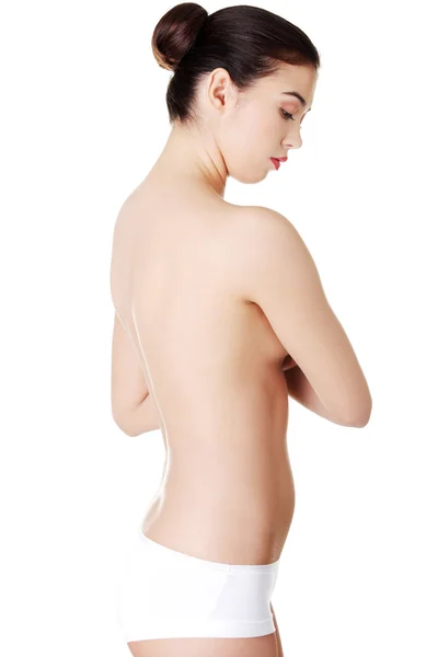 Mooie fit topless vrouw — Stockfoto