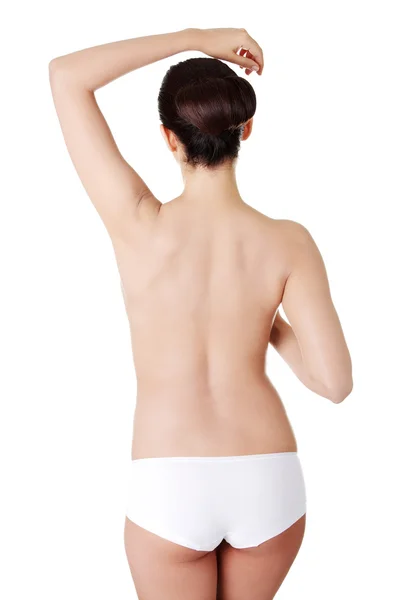 Νέων ομορφιά γυμνών γυναικών πίσω — Φωτογραφία Αρχείου