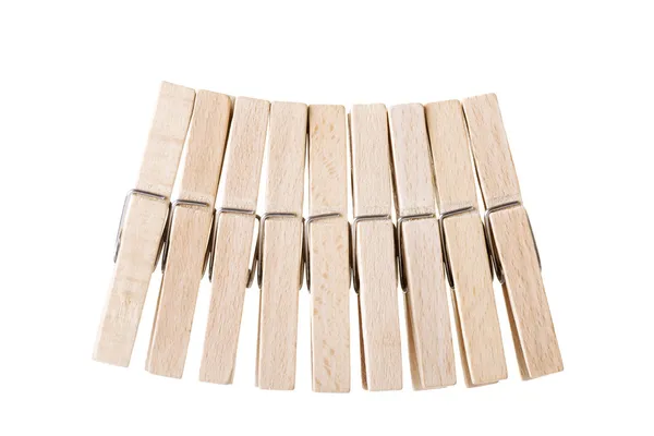 Wäscheklammer aus Holz — Stockfoto