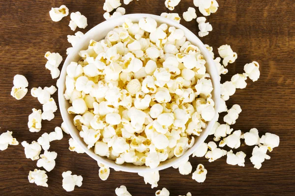 Popcorn v misce — Stock fotografie